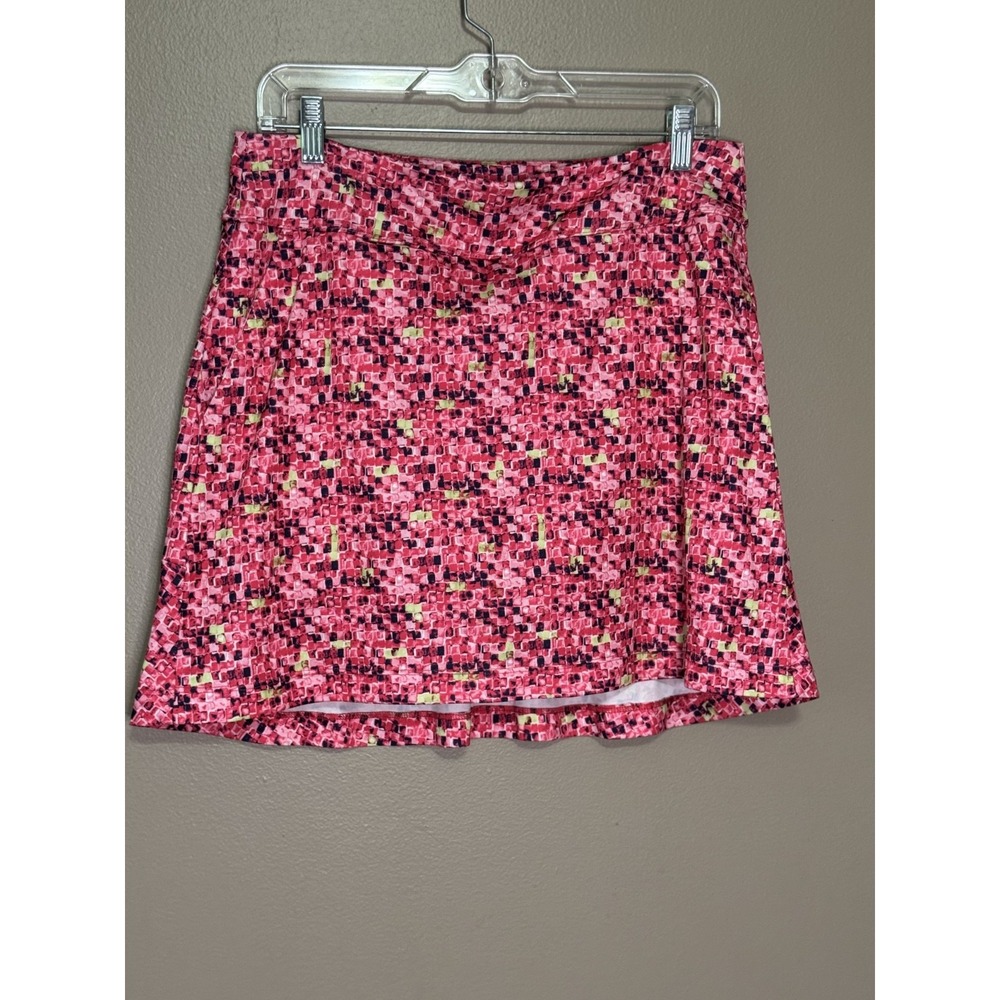Greg Norman Play Dry Athletic Skort Pink Multicolor Golf Tennis Womens Size M